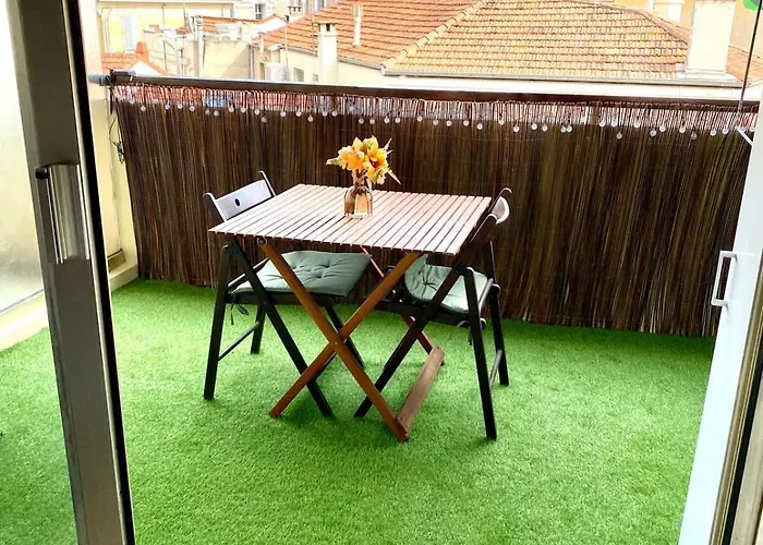 公寓 Le Cocon - Centre - Terrace - Ac - Cosy 戛纳